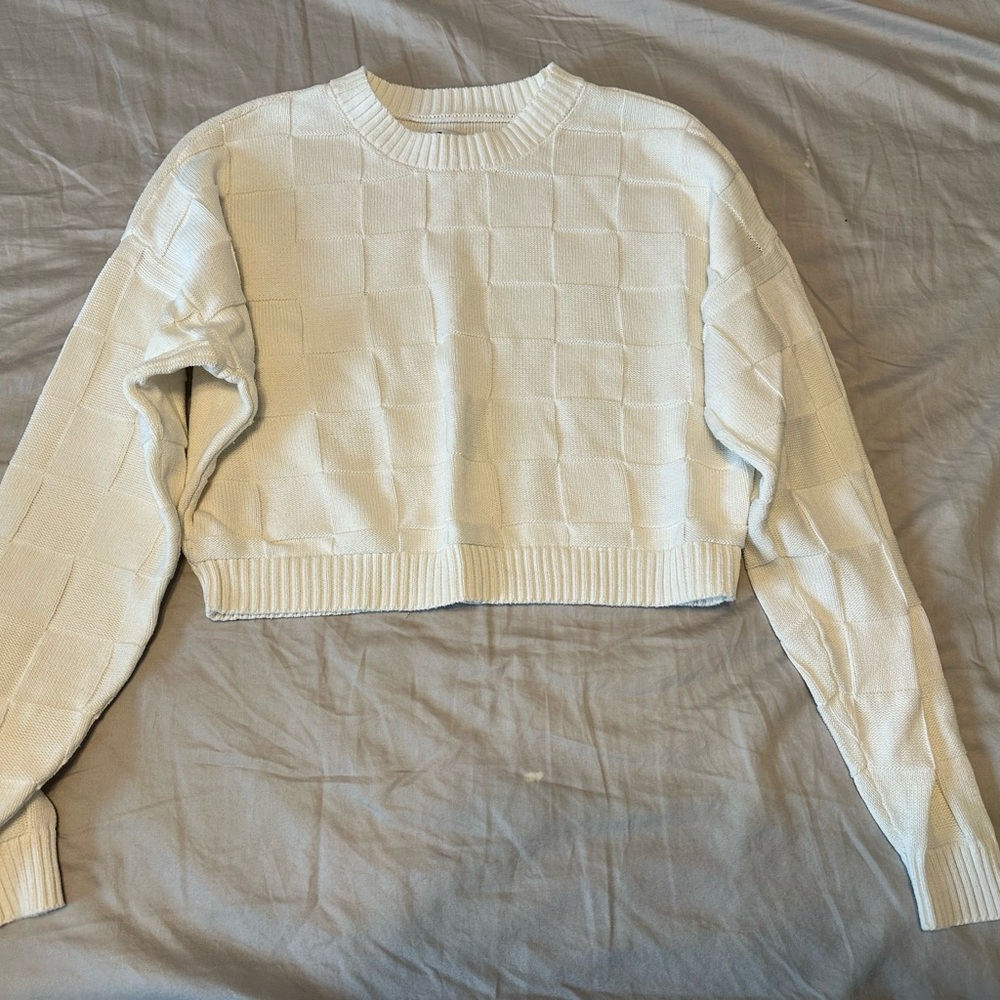 Hollister cropped sweater
